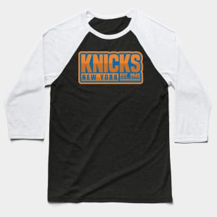 New York Knicks 02 Baseball T-Shirt